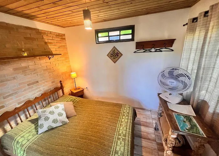 Casa de férias: chalés frente à praia